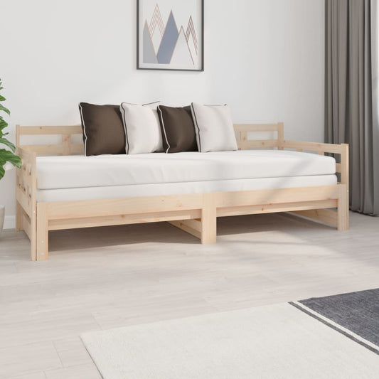Sohvasänky ulosvedettävä täysi mänty 2x (80x200) cm - Sisustajankoti.fi