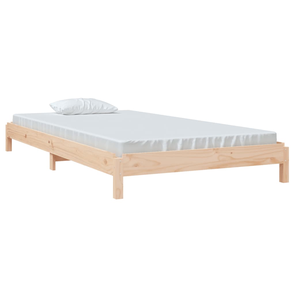 Pinottava sänky 80x200 cm täysi mänty - Sisustajankoti.fi