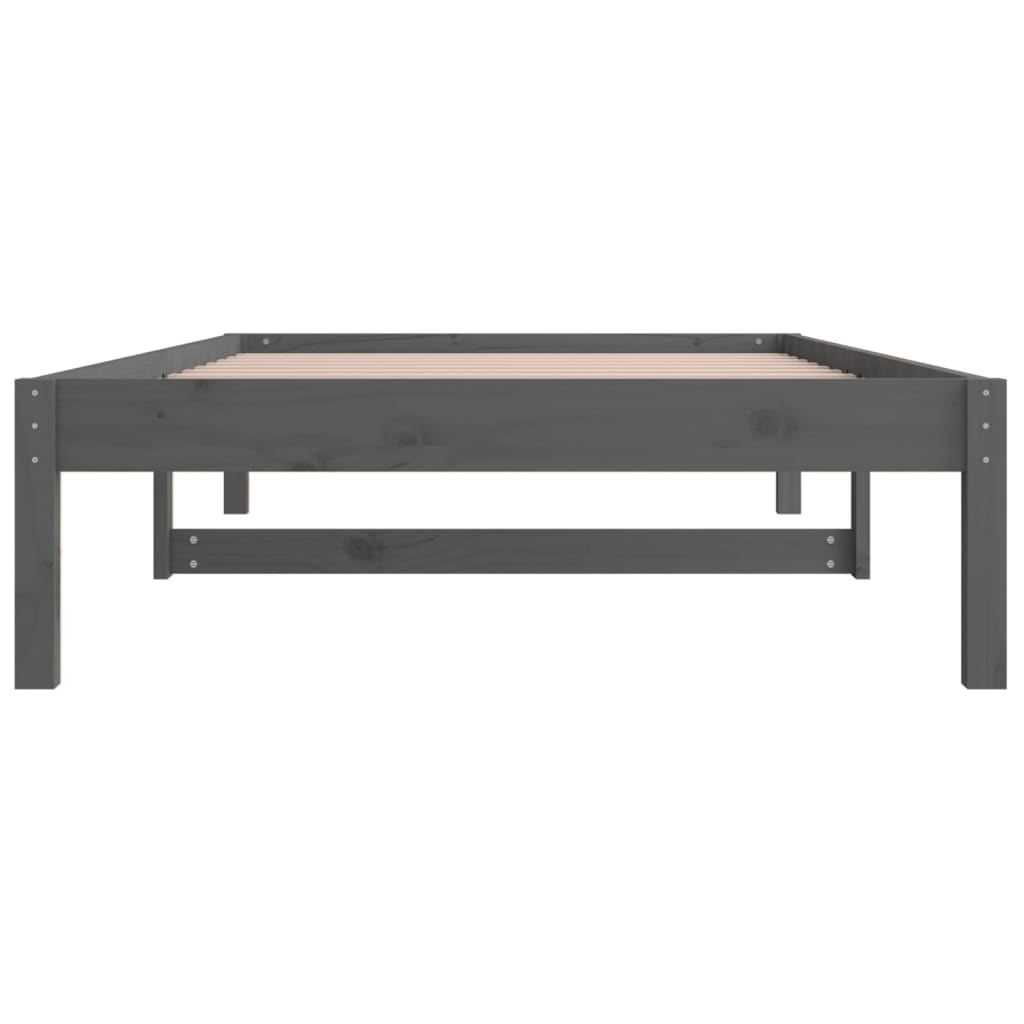 Sohvasänky harmaa 90x190 cm 3FT Single täysi mänty - Sisustajankoti.fi