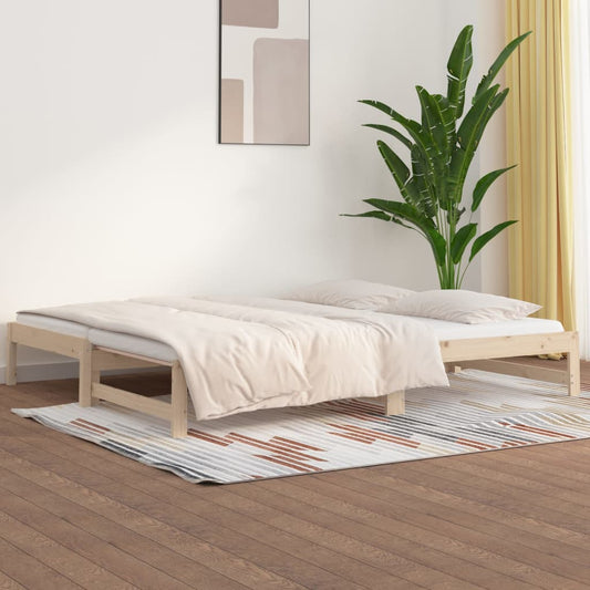 Sohvasänky ulosvedettävä 2x (90x190) cm täysi mänty - Sisustajankoti.fi