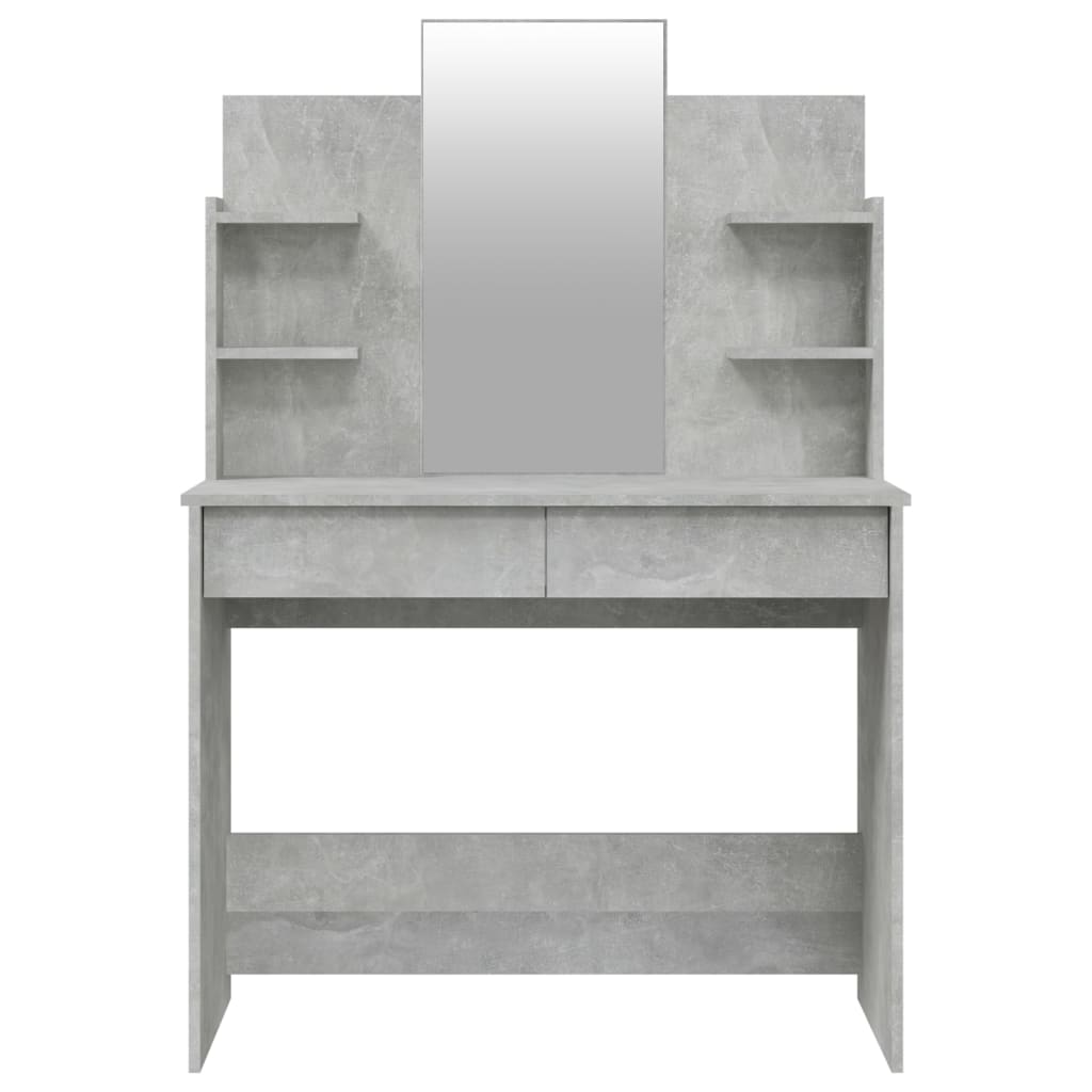 Peilipöytä betoninharmaa 96x40x142 cm - Sisustajankoti.fi