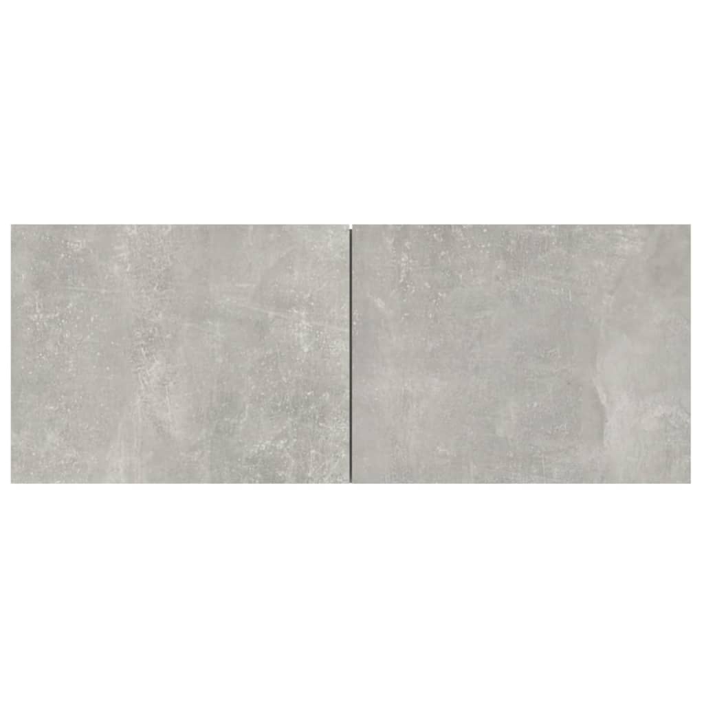 TV-tasot 2 kpl betoninharmaa 80x30x30 cm tekninen puu - Sisustajankoti.fi