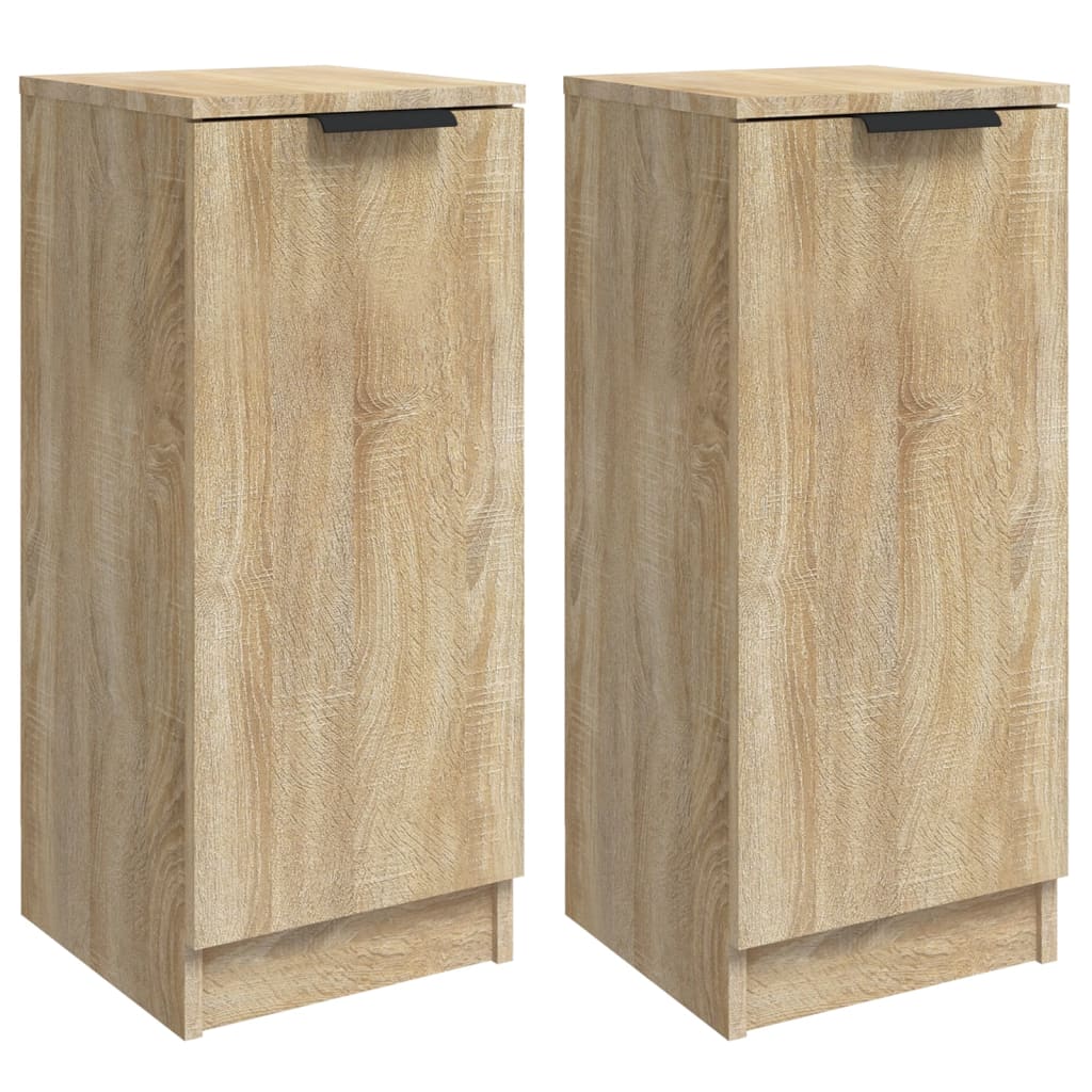 Senkit 2 kpl Sonoma-tammi 30x30x70 cm tekninen puu - Sisustajankoti.fi