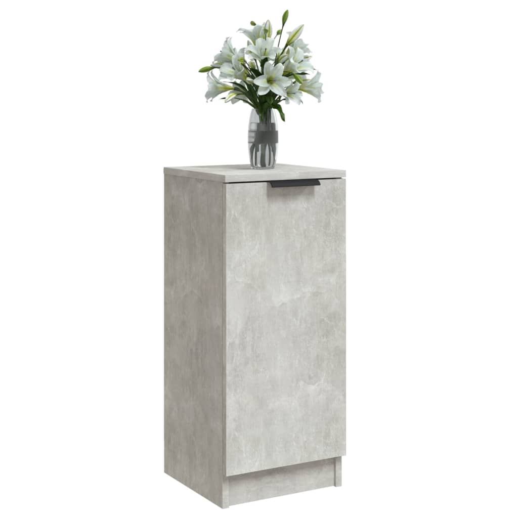Senkit 2 kpl betoninharmaa 30x30x70 cm tekninen puu - Sisustajankoti.fi