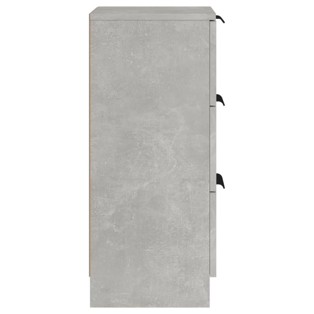 Senkit 2 kpl betoninharmaa 30x30x70 cm tekninen puu - Sisustajankoti.fi