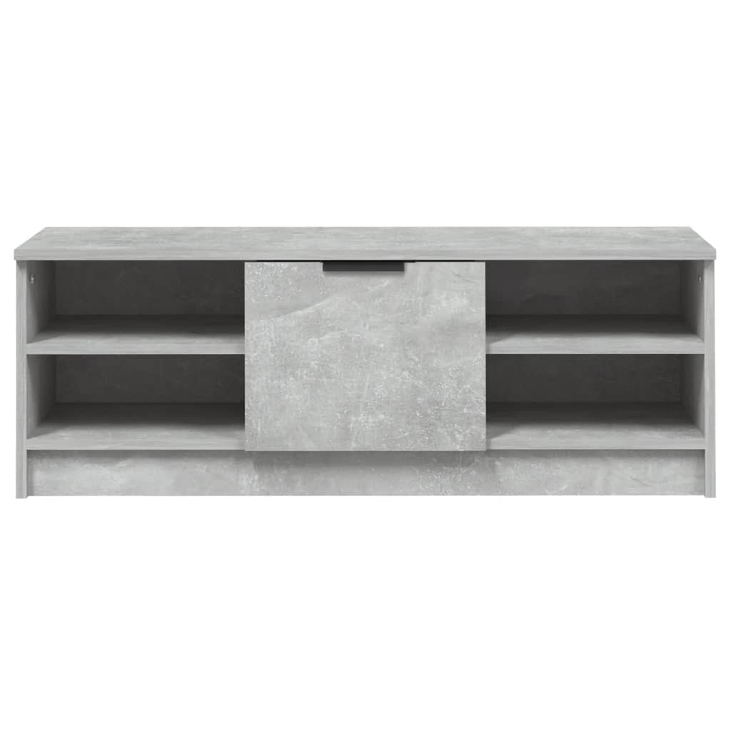 TV-taso betoninharmaa 102x35,5x36,5 cm tekninen puu - Sisustajankoti.fi