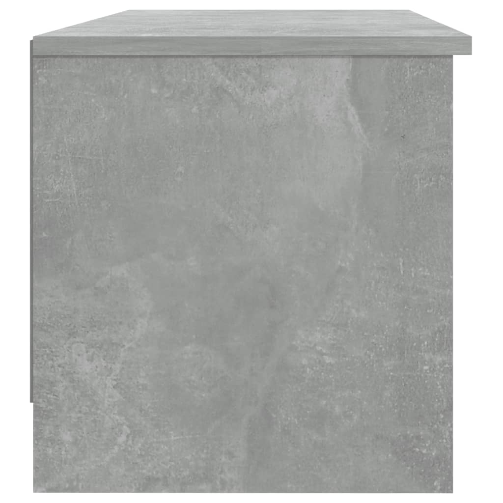 TV-taso betoninharmaa 102x35,5x36,5 cm tekninen puu - Sisustajankoti.fi