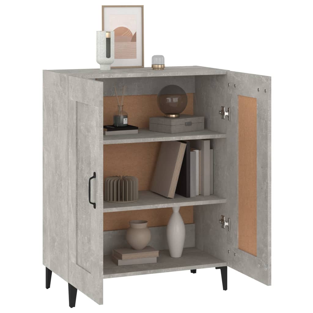 Senkki betoninharmaa 69,5x34x90 cm tekninen puu - Sisustajankoti.fi