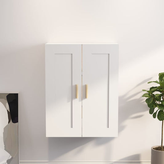 Seinäkaappi valkoinen 69,5x32,5x90 cm tekninen puu - Sisustajankoti.fi