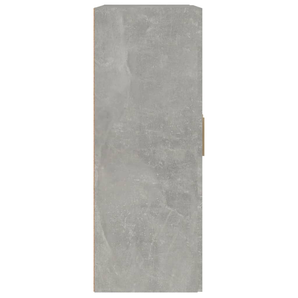 Seinäkaappi betoninharmaa 69,5x32,5x90 cm tekninen puu - Sisustajankoti.fi
