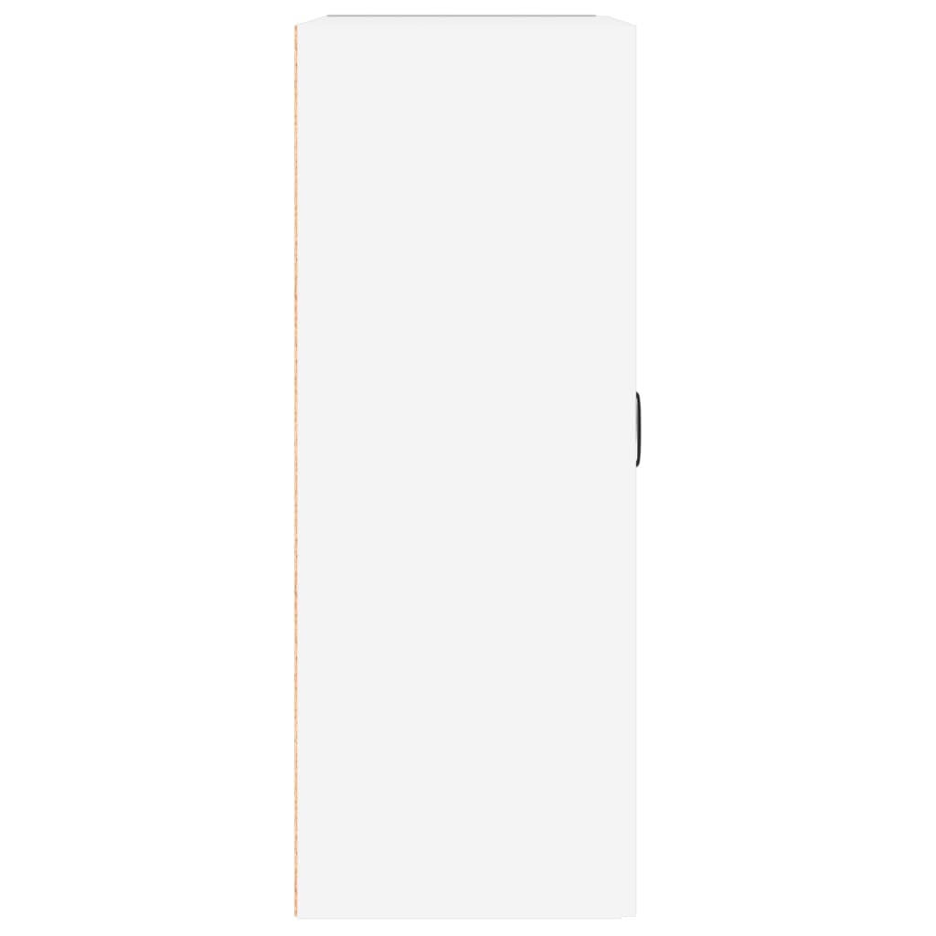 Riippuva seinäkaappi korkeakiilto valkoinen 69,5x32,5x90 cm - Sisustajankoti.fi