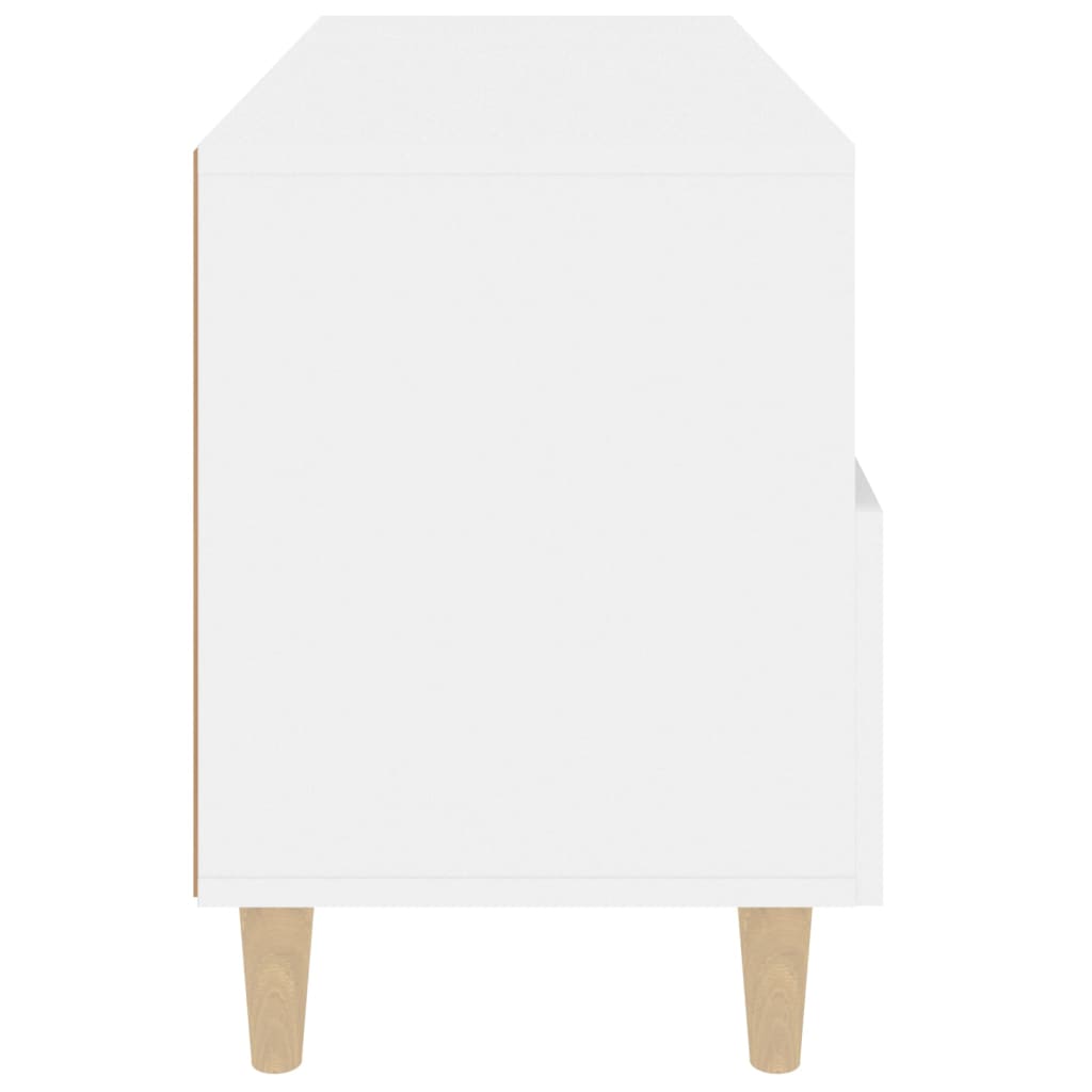 TV-taso valkoinen 80x36x50 cm tekninen puu - Sisustajankoti.fi