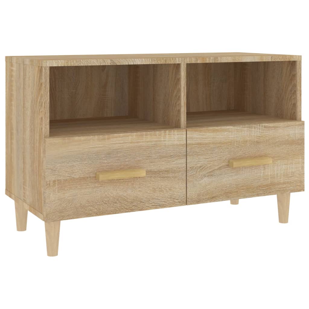 TV-taso Sonoma-tammi 80x36x50 cm tekninen puu - Sisustajankoti.fi