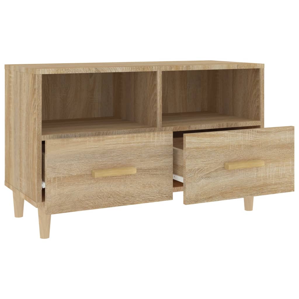 TV-taso Sonoma-tammi 80x36x50 cm tekninen puu - Sisustajankoti.fi