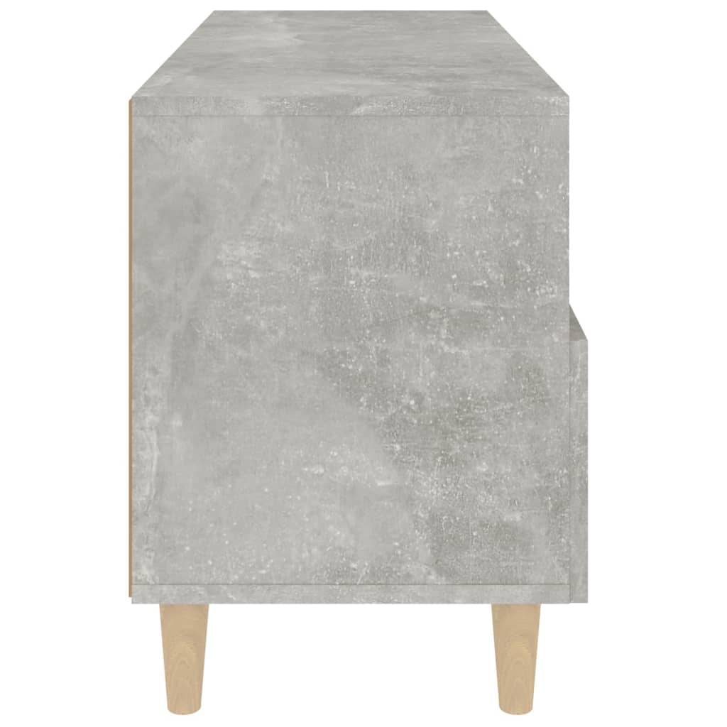 TV-taso betoninharmaa 80x36x50 cm tekninen puu - Sisustajankoti.fi