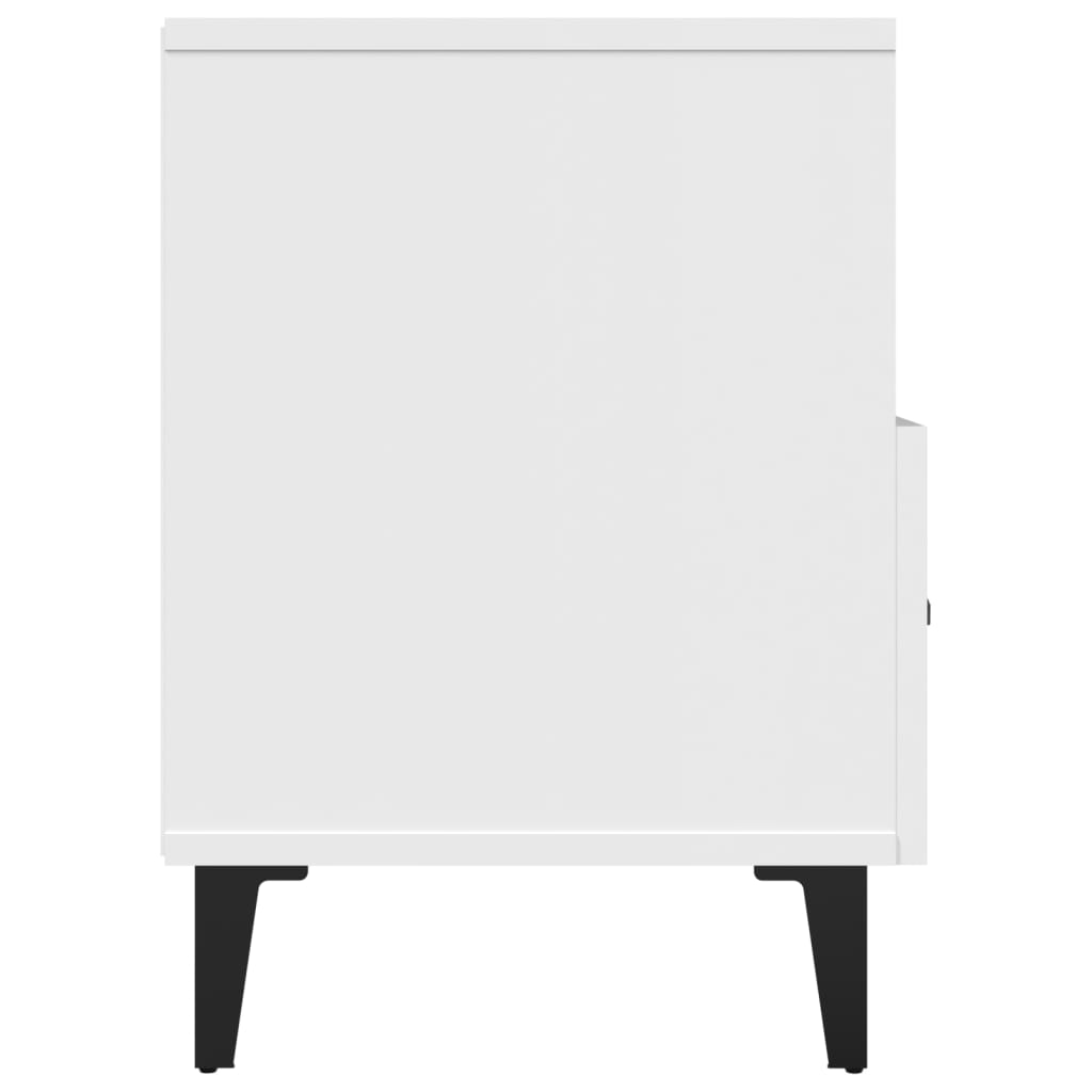 TV-taso valkoinen 80x36x50 cm tekninen puu - Sisustajankoti.fi