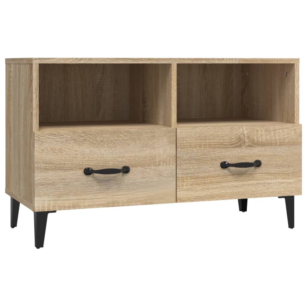 TV-taso Sonoma-tammi 80x36x50 cm tekninen puu - Sisustajankoti.fi