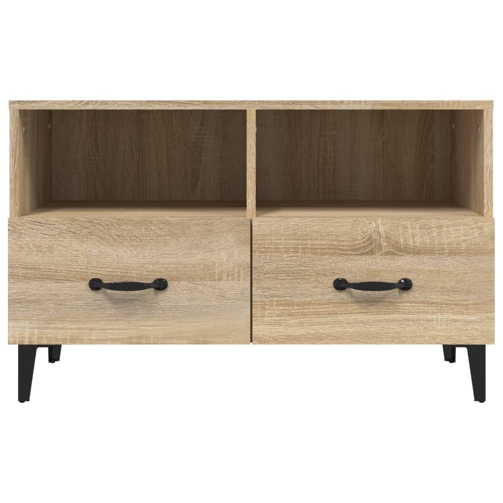 TV-taso Sonoma-tammi 80x36x50 cm tekninen puu - Sisustajankoti.fi