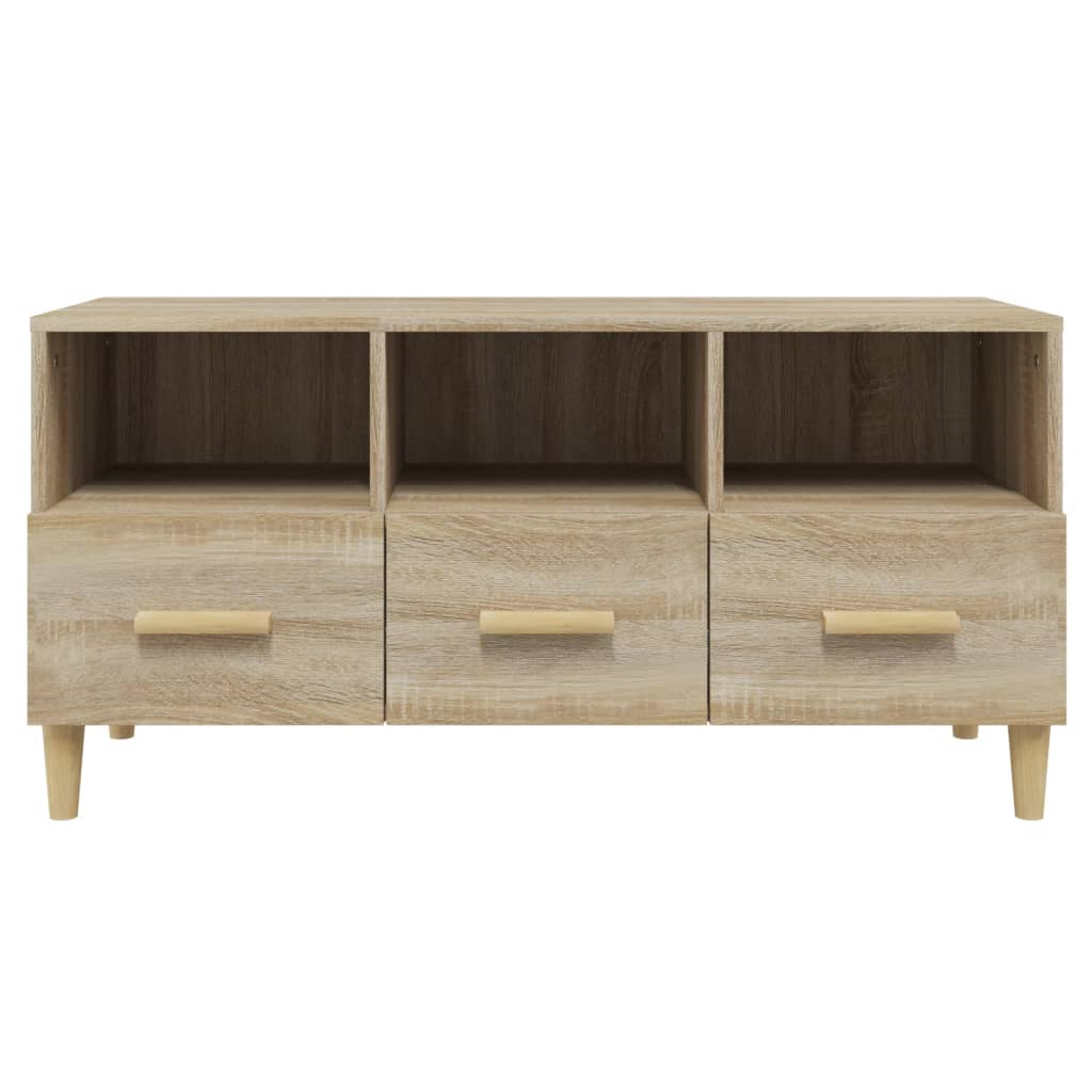 TV-taso Sonoma-tammi 102x36x50 cm tekninen puu - Sisustajankoti.fi