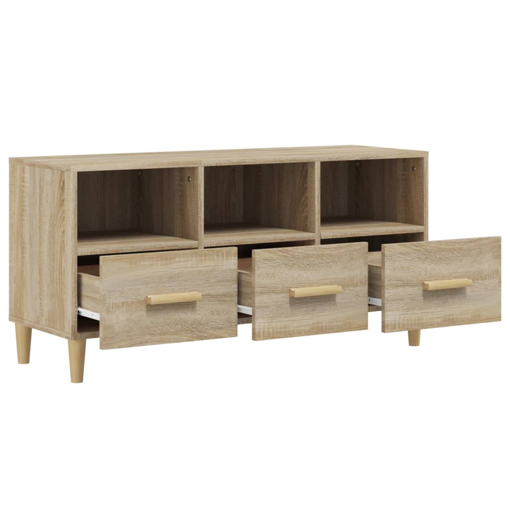 TV-taso Sonoma-tammi 102x36x50 cm tekninen puu - Sisustajankoti.fi