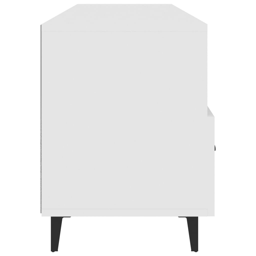 TV-taso valkoinen 102x35x50 cm tekninen puu - Sisustajankoti.fi