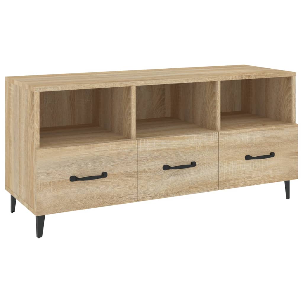 TV-taso Sonoma-tammi 102x35x50 cm tekninen puu - Sisustajankoti.fi