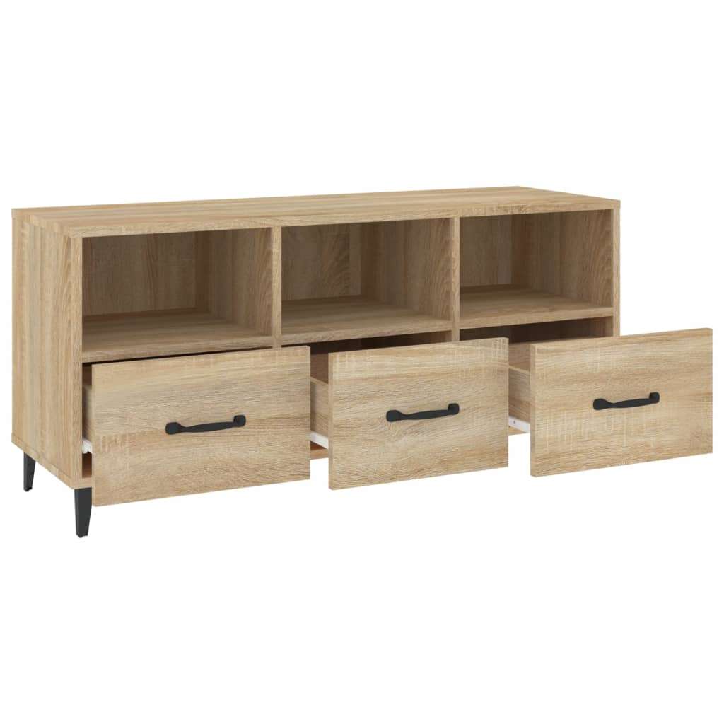 TV-taso Sonoma-tammi 102x35x50 cm tekninen puu - Sisustajankoti.fi
