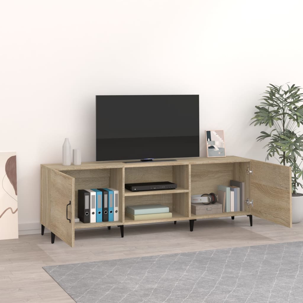TV-taso Sonoma-tammi 150x30x50 cm tekninen puu - Sisustajankoti.fi