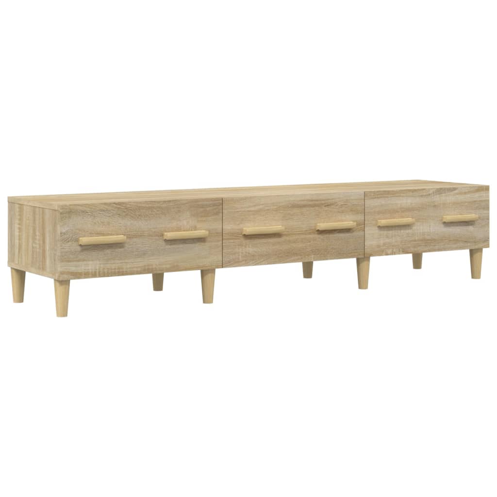 TV-taso Sonoma-tammi 150x34,5x30 cm tekninen puu - Sisustajankoti.fi