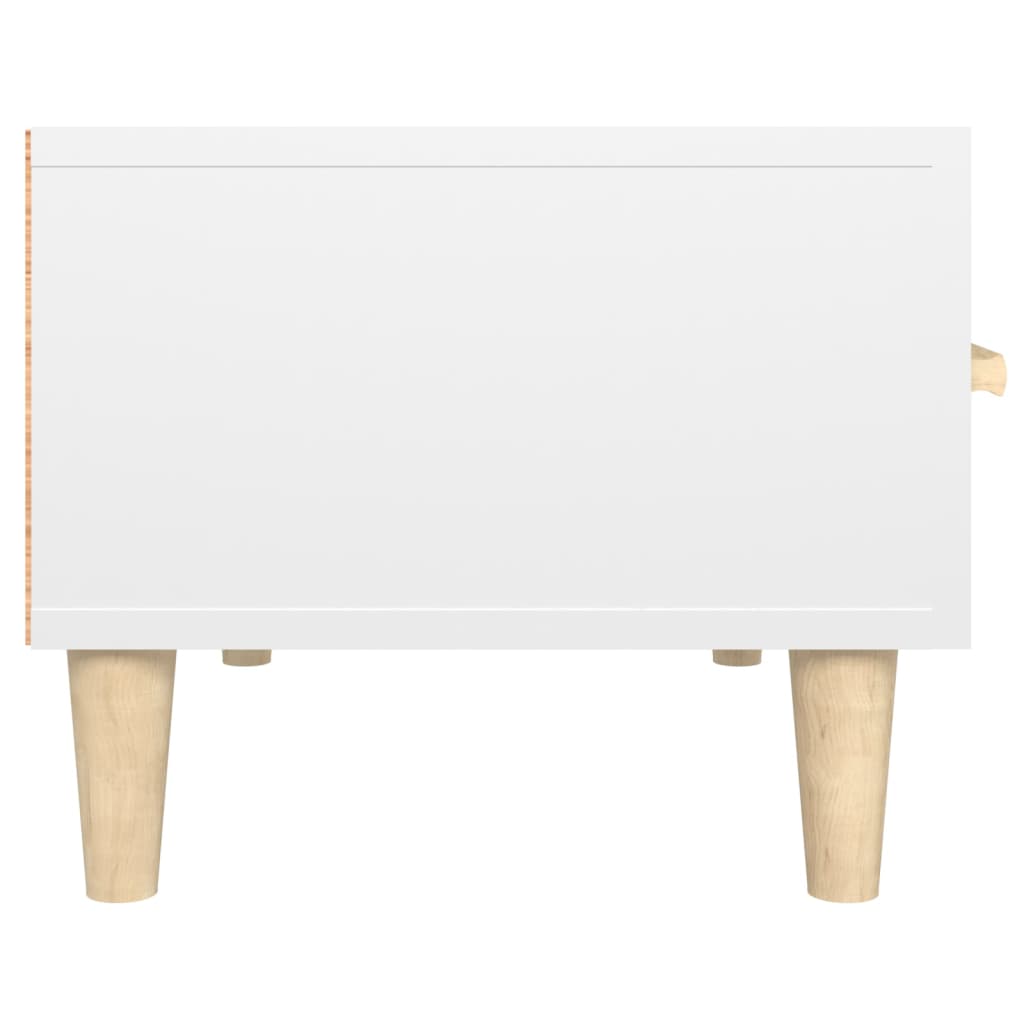 TV-taso korkeakiilto valkoinen 150x34,5x30 cm tekninen puu - Sisustajankoti.fi