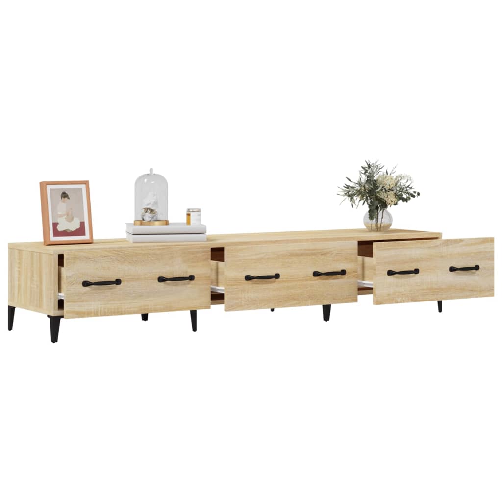 TV-taso Sonoma-tammi 150x34,5x30 cm tekninen puu - Sisustajankoti.fi