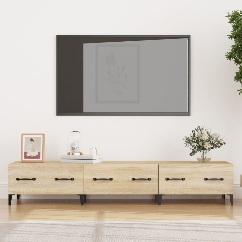 TV-taso Sonoma-tammi 150x34,5x30 cm tekninen puu - Sisustajankoti.fi