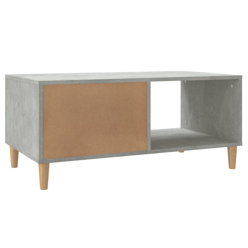 Sohvapöytä betoninharmaa 89,5x50x40 cm tekninen puu - Sisustajankoti.fi