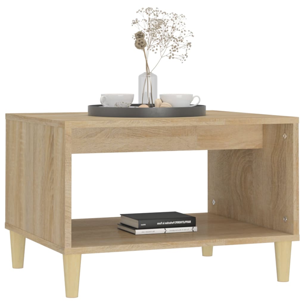 Sohvapöytä Sonoma-tammi 60x40x50 cm tekninen puu - Sisustajankoti.fi