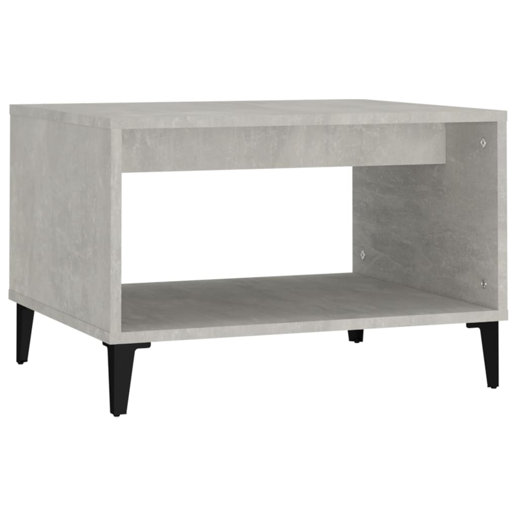 Sohvapöytä betoninharmaa 60x50x40 cm tekninen puu - Sisustajankoti.fi