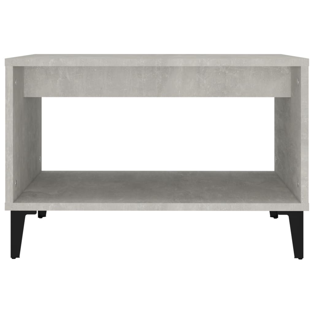 Sohvapöytä betoninharmaa 60x50x40 cm tekninen puu - Sisustajankoti.fi