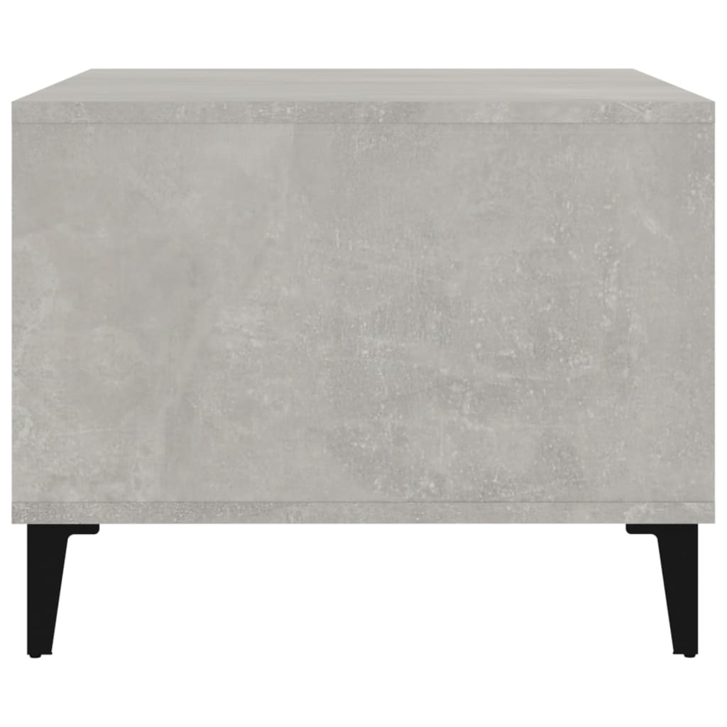 Sohvapöytä betoninharmaa 60x50x40 cm tekninen puu - Sisustajankoti.fi