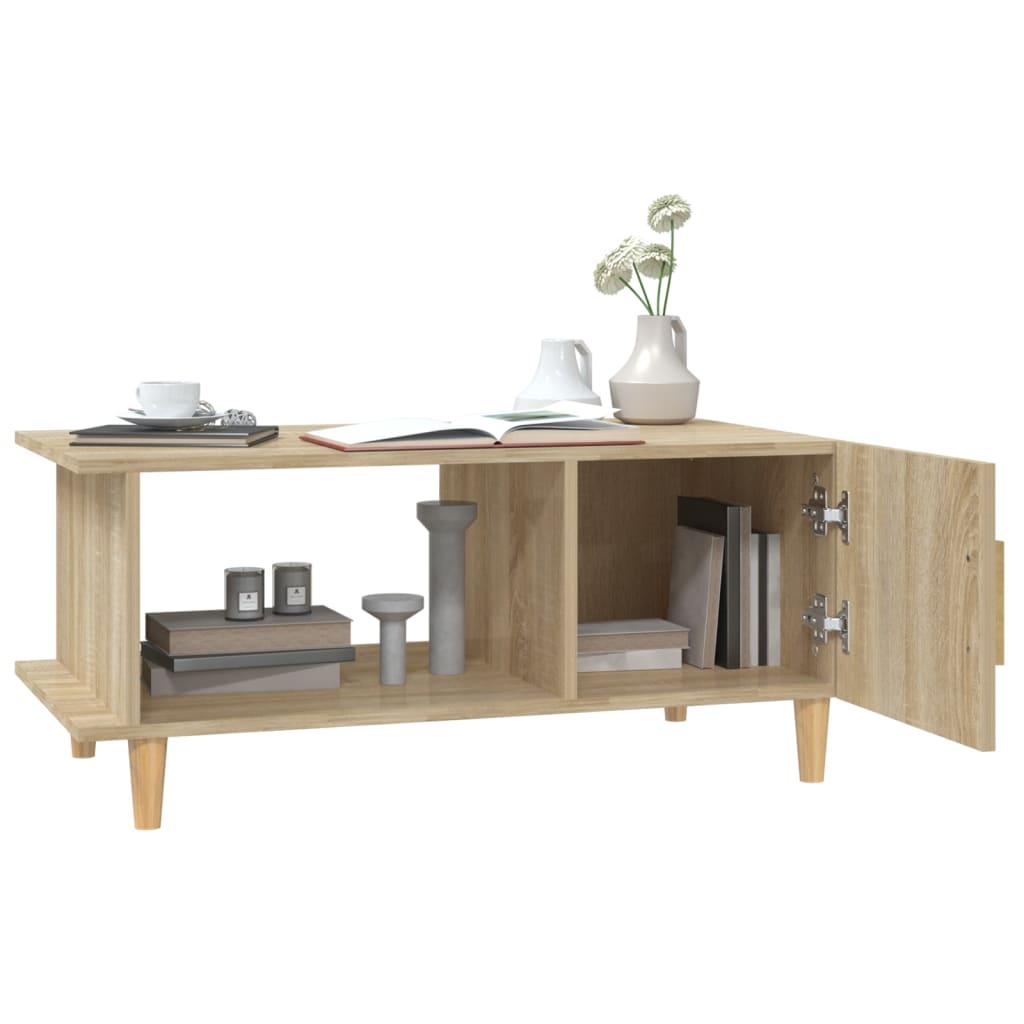 Sohvapöytä Sonoma-tammi 90x50x40 cm tekninen puu - Sisustajankoti.fi