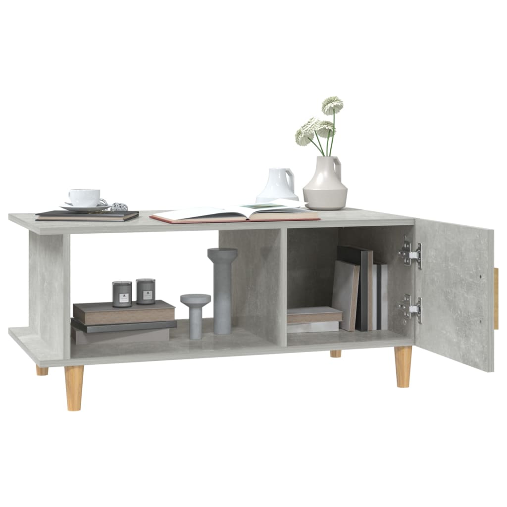 Sohvapöytä betoninharmaa 90x50x40 cm tekninen puu - Sisustajankoti.fi