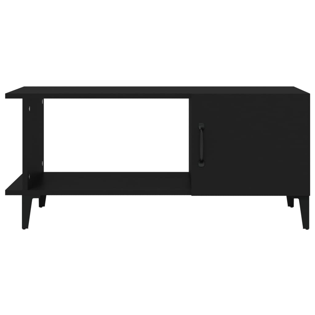 Sohvapöytä musta 90x50x40 cm tekninen puu - Sisustajankoti.fi