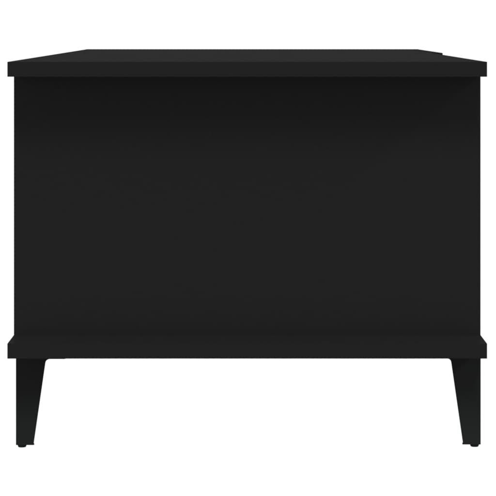 Sohvapöytä musta 90x50x40 cm tekninen puu - Sisustajankoti.fi