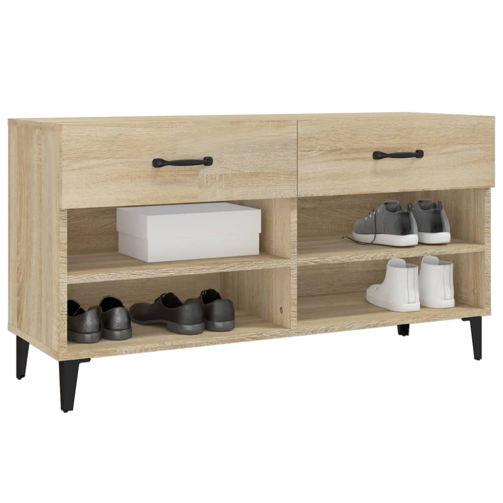Kenkäkaappi Sonoma-tammi 102x35x55 cm tekninen puu - Sisustajankoti.fi