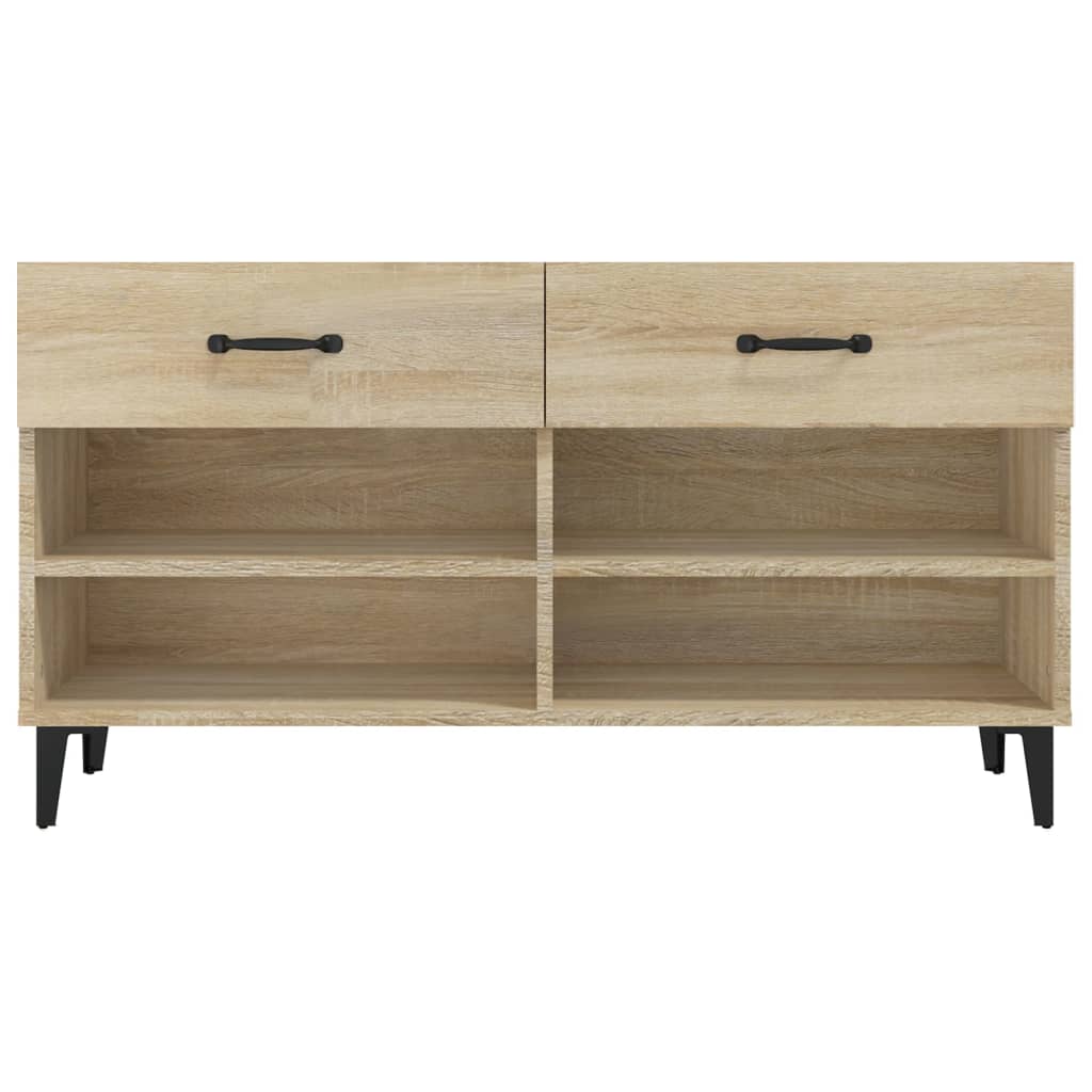 Kenkäkaappi Sonoma-tammi 102x35x55 cm tekninen puu - Sisustajankoti.fi