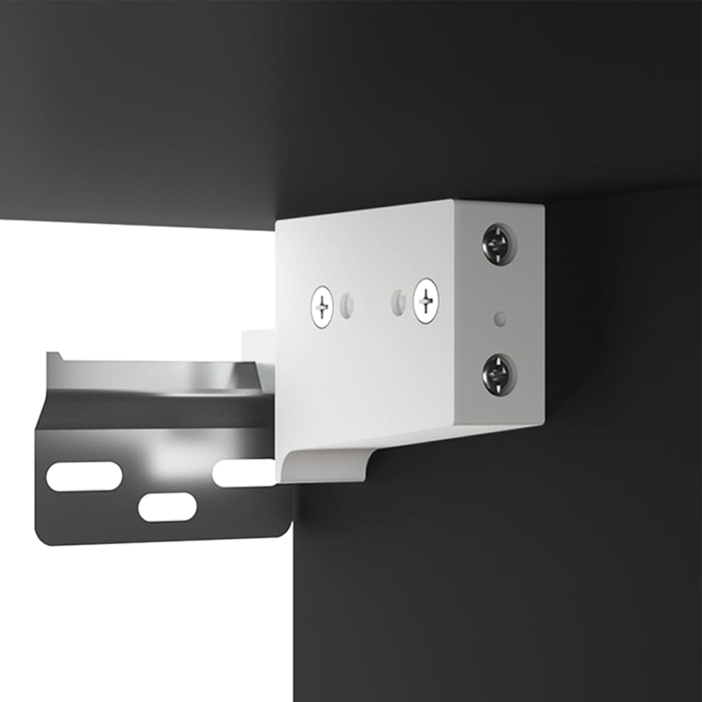 Seinäkiinnitettävä yöpöytä musta 35x35x20 cm - Sisustajankoti.fi