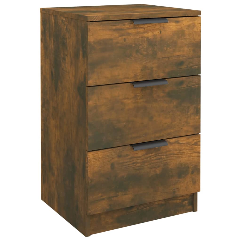 Yöpöydät 2 kpl savutammi 40x36x65 cm - Sisustajankoti.fi
