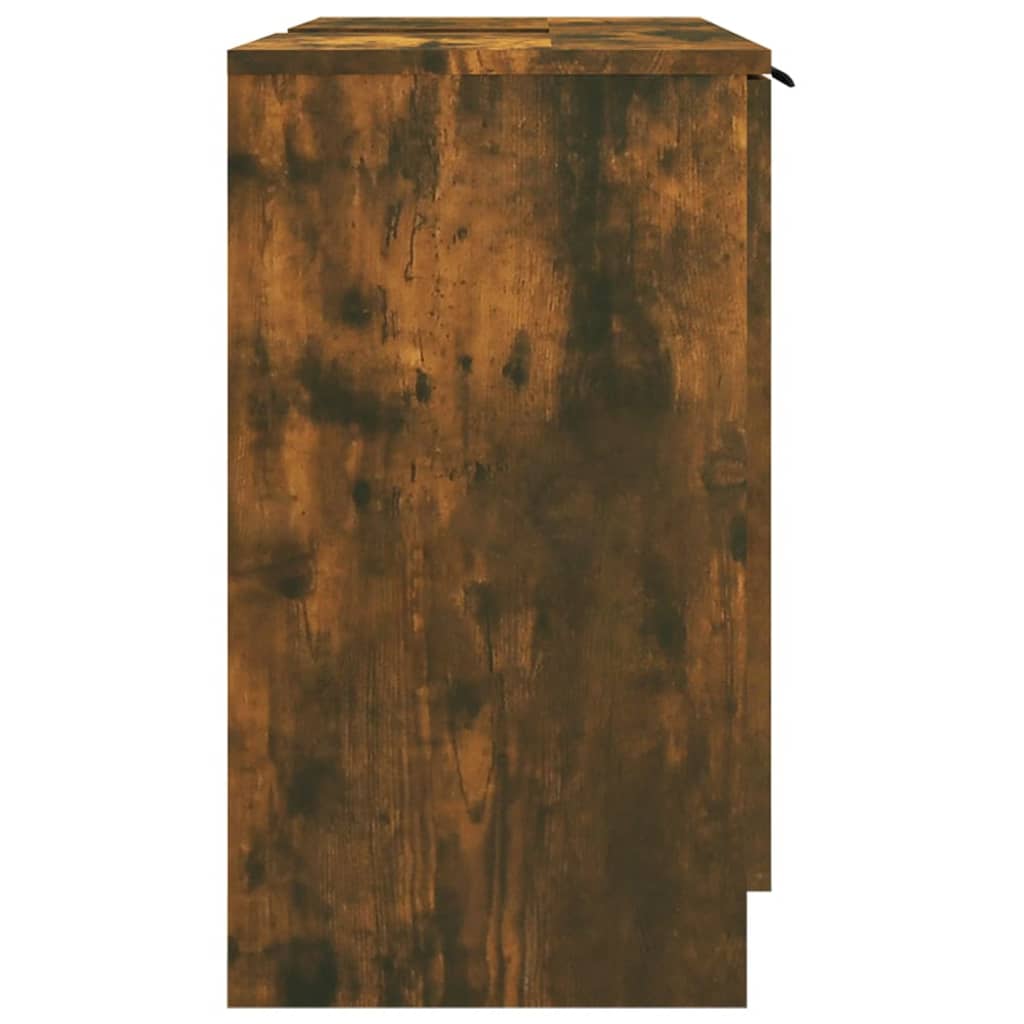 Kylpyhuoneen kaappi savutammi 64,5x33,5x59 cm tekninen puu - Sisustajankoti.fi