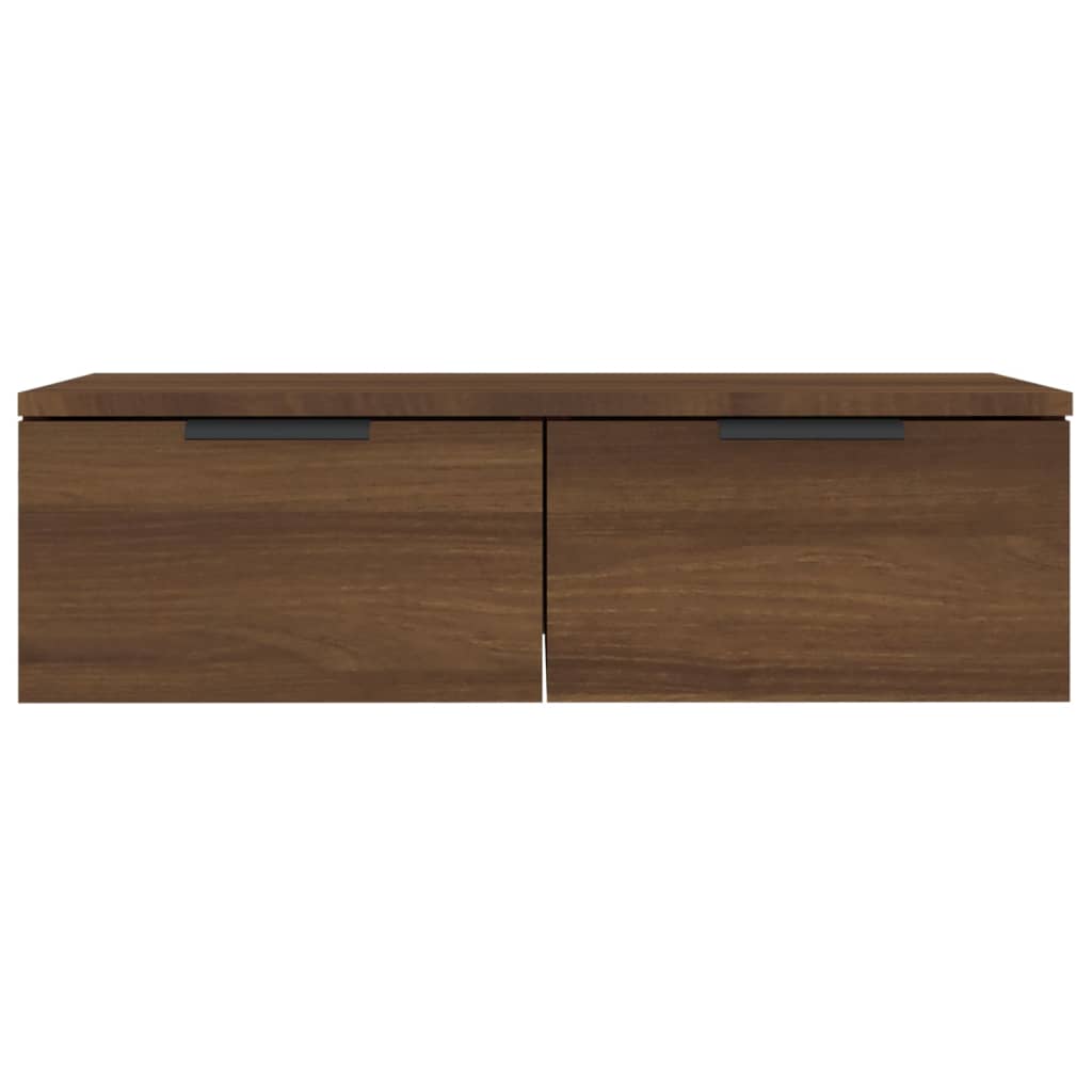 Seinäkaappi ruskea tammi 68x30x20 cm tekninen puu - Sisustajankoti.fi