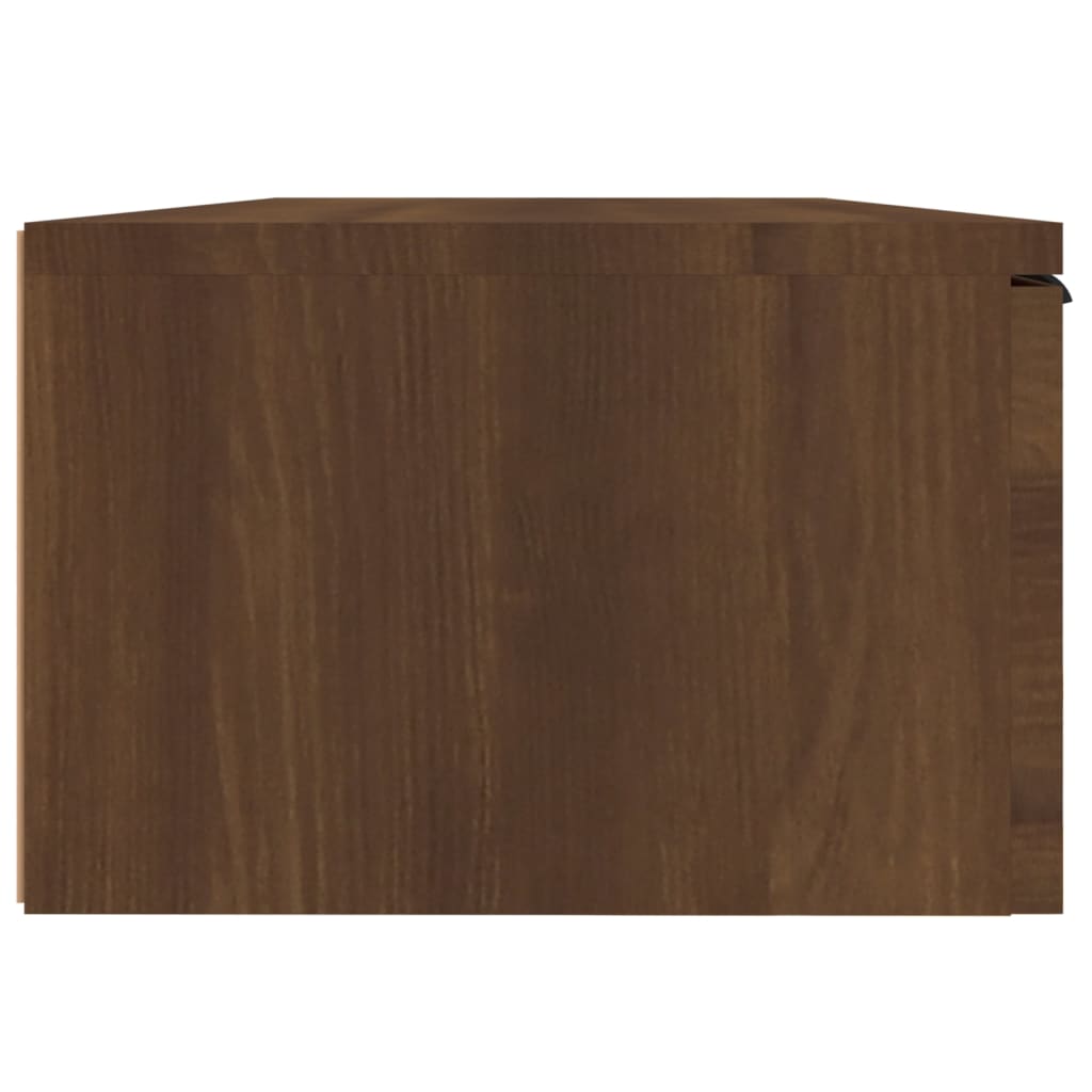 Seinäkaappi ruskea tammi 68x30x20 cm tekninen puu - Sisustajankoti.fi
