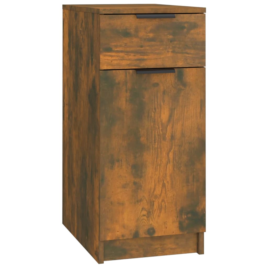 Pöytäkaappi savutammi 33,5x50x75 cm tekninen puu - Sisustajankoti.fi