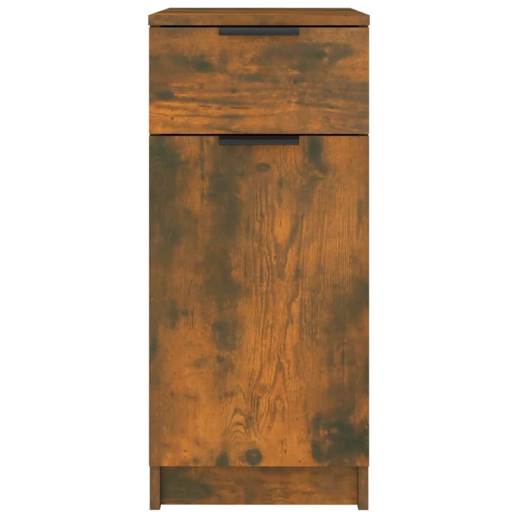 Pöytäkaappi savutammi 33,5x50x75 cm tekninen puu - Sisustajankoti.fi